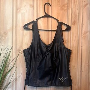 COPY - Harley Davidson leather tank top